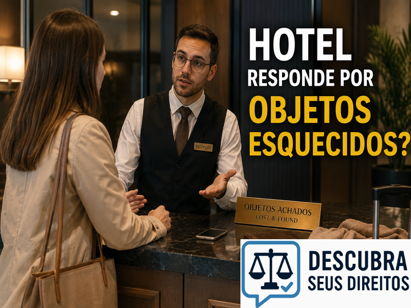 Hotel responde por objetos esquecidos? — Entenda quando o estabelecimento pode ser responsabilizado pela perda de pertences