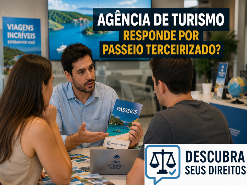 Agência de turismo responde por passeio terceirizado? — Entenda quando a empresa pode ser responsabilizada pelos serviços contratados durante a viagem