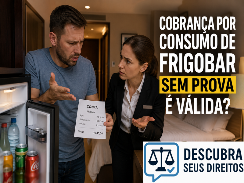 Cobrança por consumo de frigobar sem prova é válida? — Entenda quando o hotel pode exigir o pagamento de itens supostamente consumidos