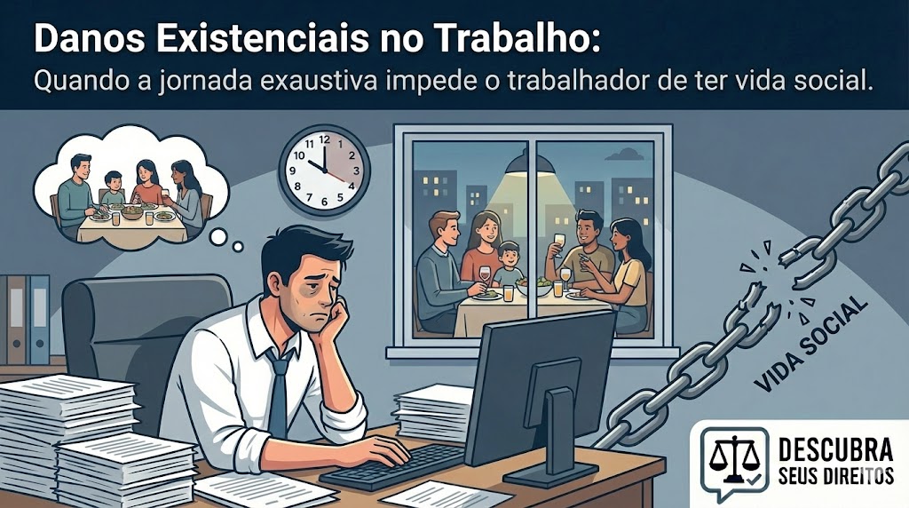 Danos Existenciais no Trabalho: O Impacto das Jornadas Excessivas na Vida Pessoal e Social