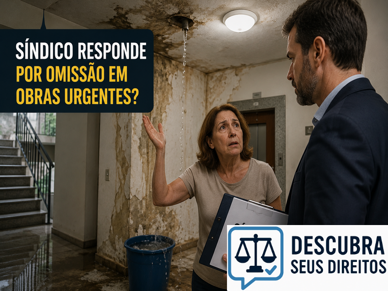 Síndico responde por omissão em obras urgentes? — Entenda quando a falta de providências pode gerar responsabilidade