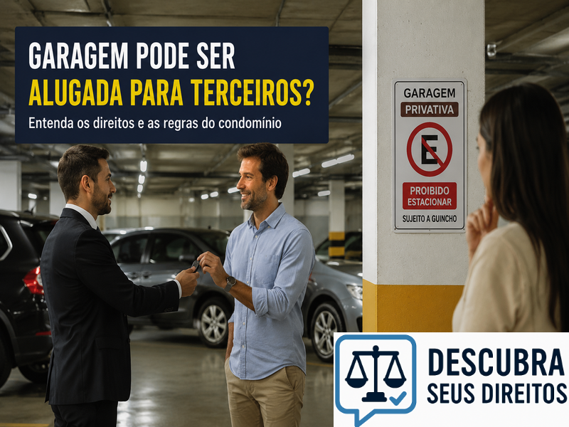 Garagem pode ser alugada para terceiros? — Entenda quando a locação é permitida e quais são os limites previstos na legislação