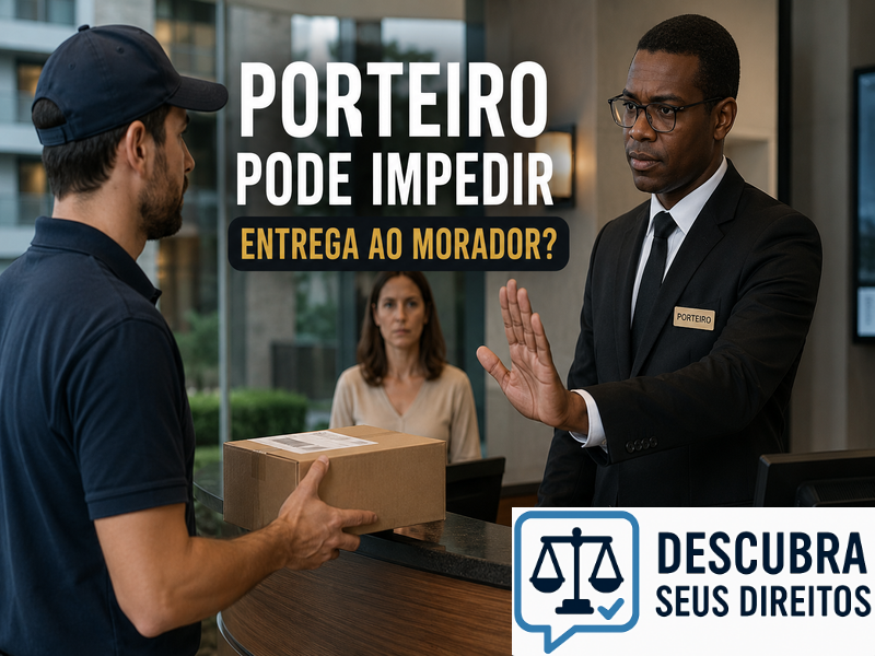 Porteiro pode impedir entrega ao morador? — Entenda quando a recusa é permitida e quais são os direitos dos condôminos