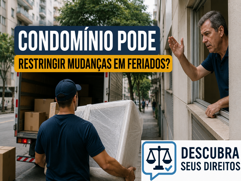 Condomínio pode restringir mudanças em feriados? — Entenda quando a limitação é válida e quais são os direitos dos moradores