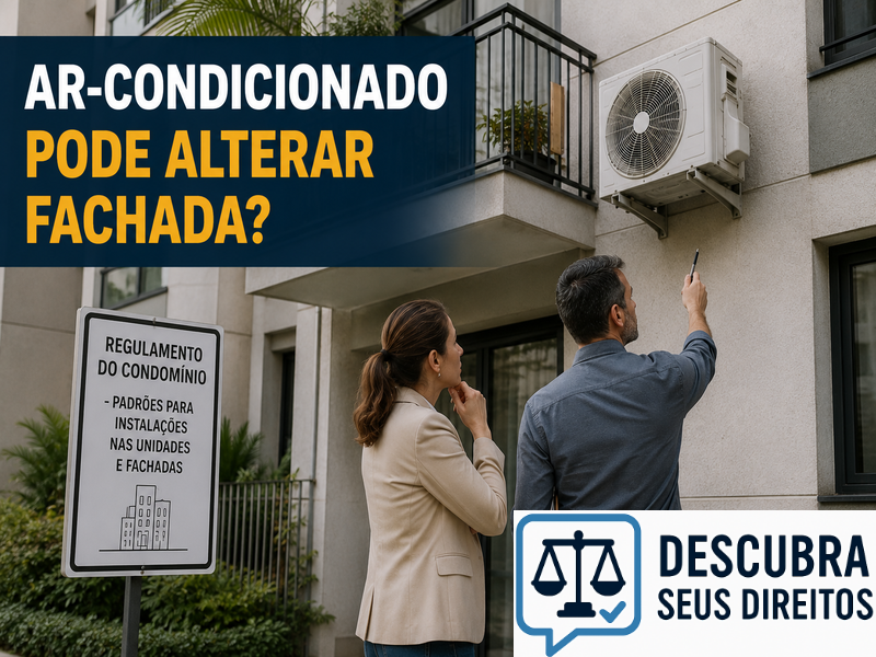 Ar-condicionado pode alterar a fachada? — Entenda quando a instalação é permitida e quais são os limites legais