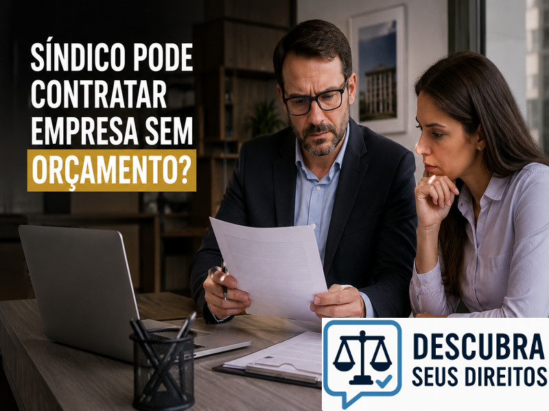 Síndico pode contratar empresa sem orçamento? — Entenda quando a contratação é possível e quais cuidados devem ser observados