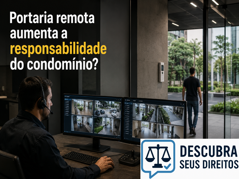 Portaria remota aumenta a responsabilidade do condomínio? — Entenda como funciona esse sistema e quando podem surgir discussões sobre responsabilidade