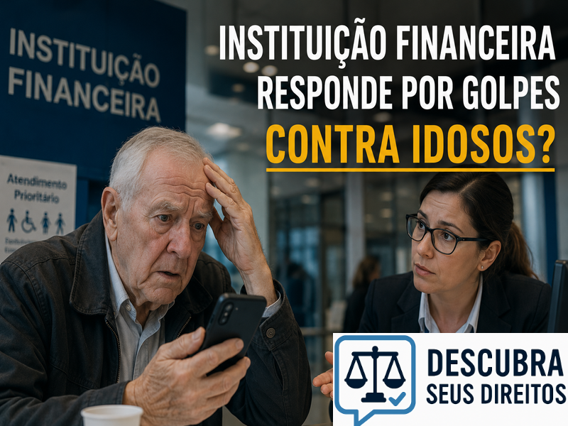 Instituição financeira responde por golpes contra idosos? — Entenda quando o banco pode ser responsabilizado e quais são os direitos do consumidor