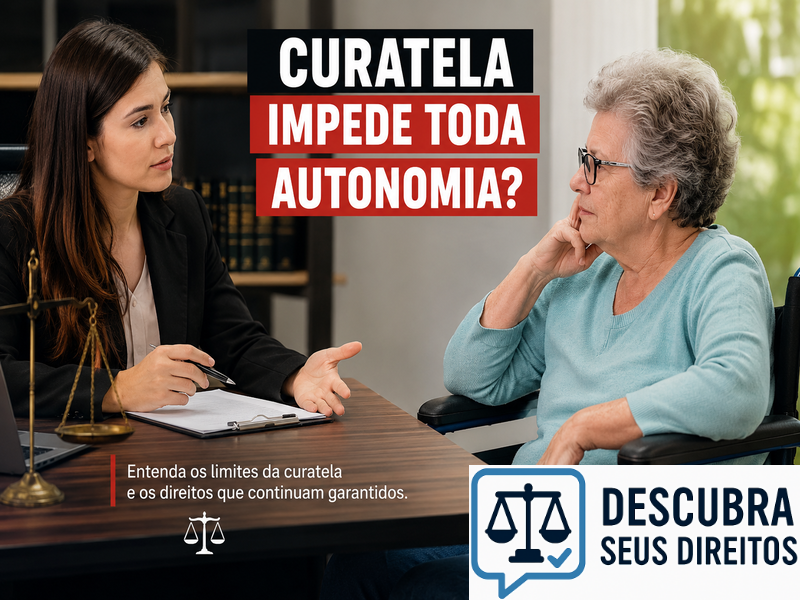 Curatela impede toda autonomia? — Entenda os limites da medida e quais são os direitos da pessoa curatelada