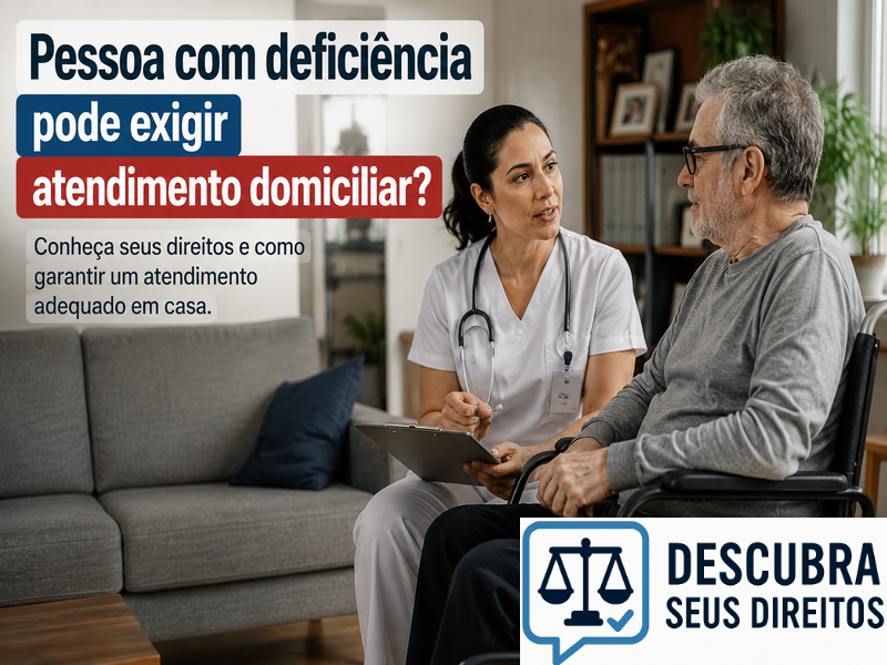 Pessoa com deficiência pode exigir atendimento domiciliar? — Entenda quando esse direito pode ser reconhecido e quais são os limites legais