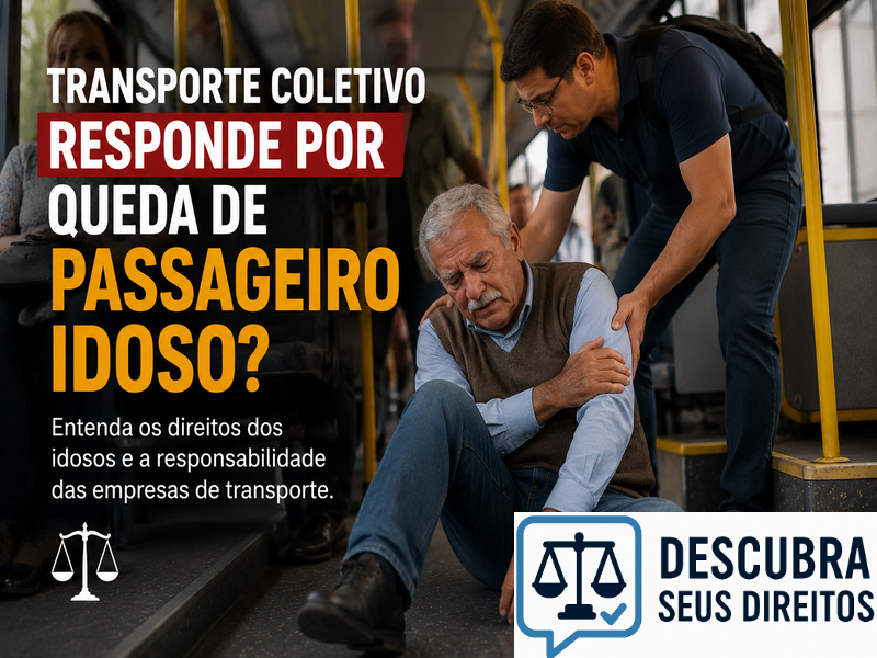 Transporte coletivo responde por queda de passageiro idoso? — Entenda quando a empresa pode ser responsabilizada e quais são os direitos do usuário