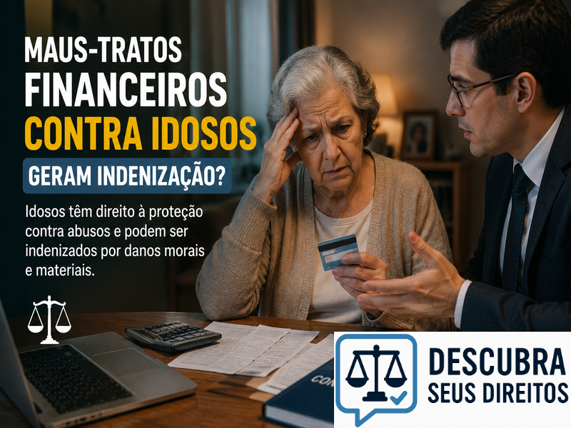 Maus-tratos financeiros contra idosos geram indenização? — Entenda quando a exploração patrimonial pode gerar responsabilidade e quais são os direitos da pessoa idosa