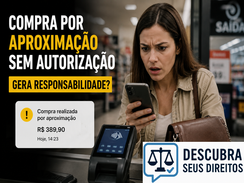 Compra por aproximação sem autorização gera responsabilidade? — Entenda quando o consumidor pode buscar reparação por transações indevidas