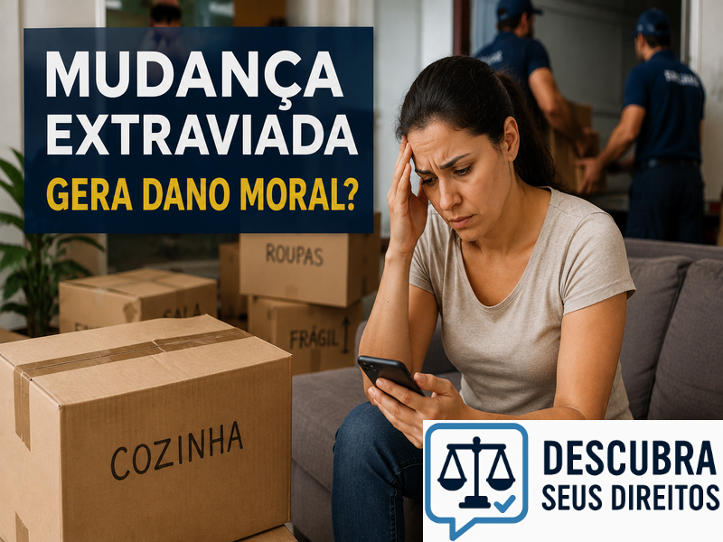 Mudança extraviada gera dano moral? — Entenda quando o desaparecimento de bens pode gerar direito à indenização