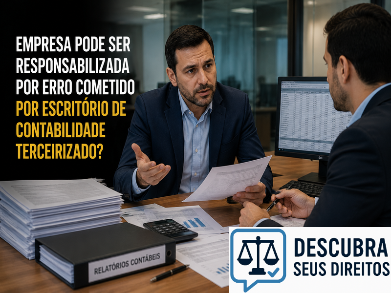Empresa pode ser responsabilizada por erro cometido por escritório de contabilidade terceirizado? — Entenda quando a terceirização não afasta as obrigações da empresa