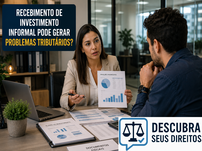 Recebimento de investimento informal pode gerar problemas tributários? — Entenda quando aportes sem formalização podem trazer riscos fiscais