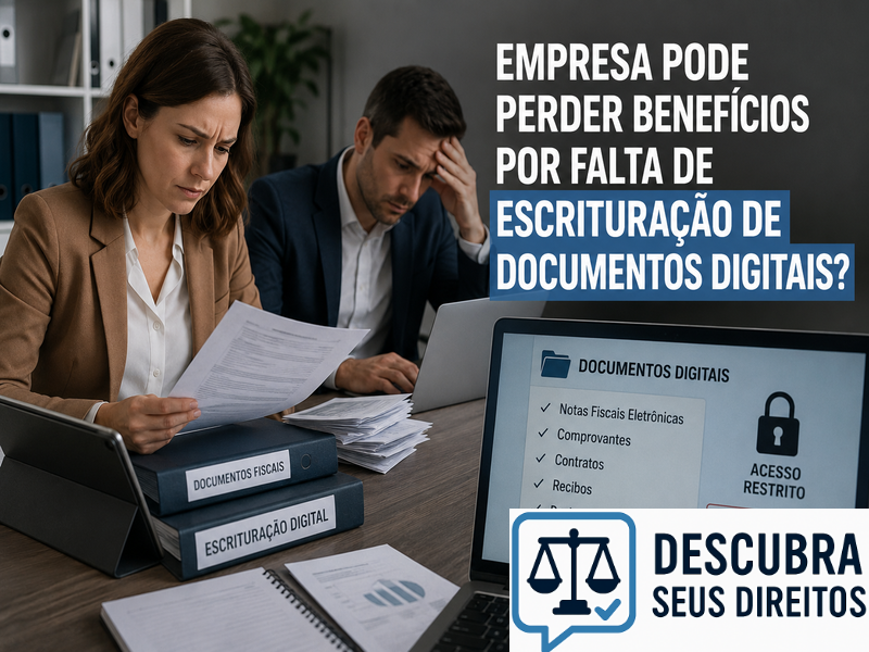 Empresa pode perder benefícios por falta de escrituração de documentos digitais? — Entenda quando falhas no registro eletrônico podem gerar consequências fiscais