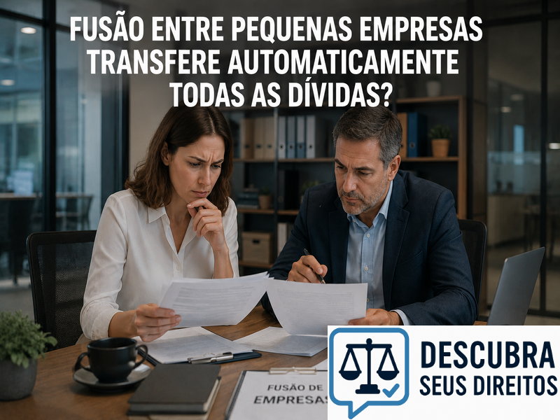 Fusão entre pequenas empresas transfere automaticamente todas as dívidas? — Entenda como funciona a sucessão de obrigações nas reorganizações societárias