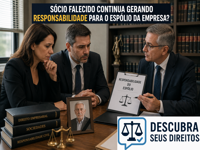 Sócio falecido continua gerando responsabilidade para o espólio? — Entenda como a sucessão pode afetar obrigações relacionadas à empresa