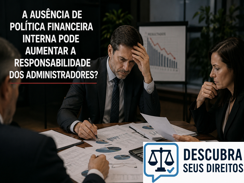 A ausência de política financeira interna pode aumentar a responsabilidade dos administradores? — Entenda como a falta de controles pode gerar riscos para a gestão empresarial