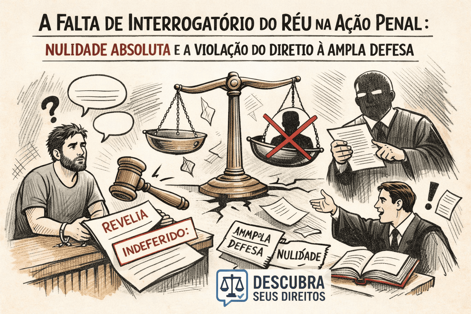 A Violação do Direito à Defesa: O Impacto da Falta de Interrogatório no Processo Penal