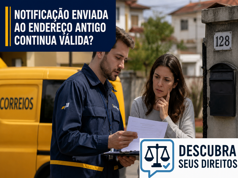 Notificação enviada ao endereço antigo continua válida? — Entenda quando a comunicação pode produzir efeitos jurídicos