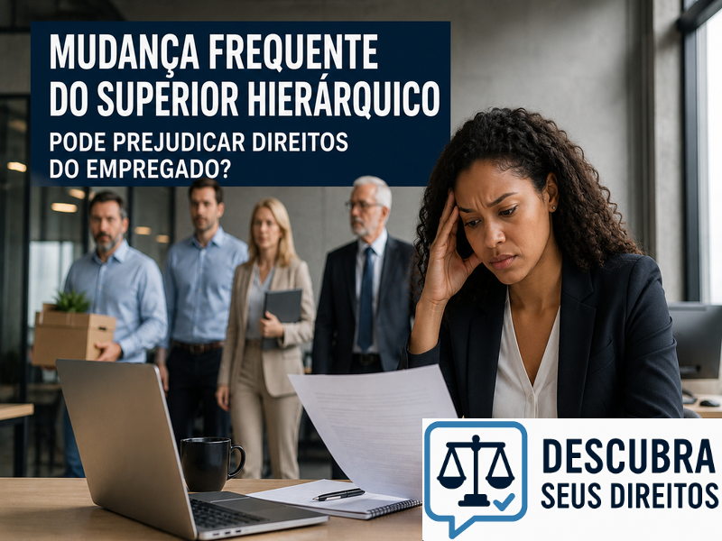 Mudança frequente do superior hierárquico pode prejudicar direitos do empregado? — Entenda quando alterações constantes na chefia podem gerar impactos na relação de trabalho