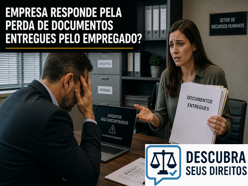 Empresa responde pela perda de documentos entregues pelo empregado? — Entenda quando o extravio de documentos pode gerar responsabilidades jurídicas