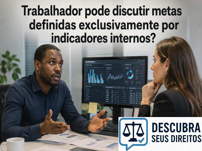 Trabalhador pode discutir metas definidas exclusivamente por indicadores internos? — Entenda quando critérios internos de desempenho podem ser questionados