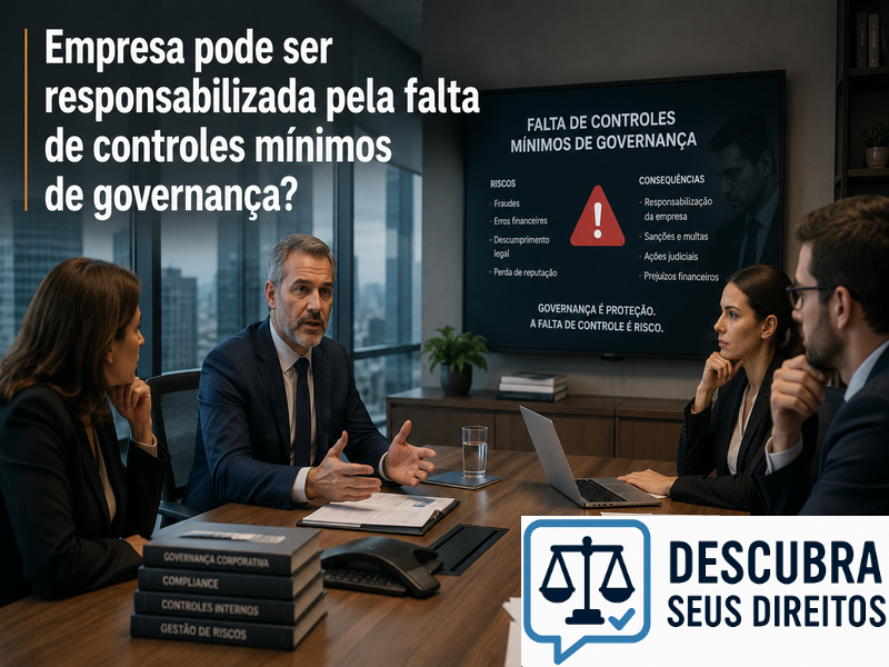 Empresa pode ser responsabilizada pela falta de controles mínimos de governança? — Entenda quando falhas na estrutura de governança podem gerar consequências jurídicas