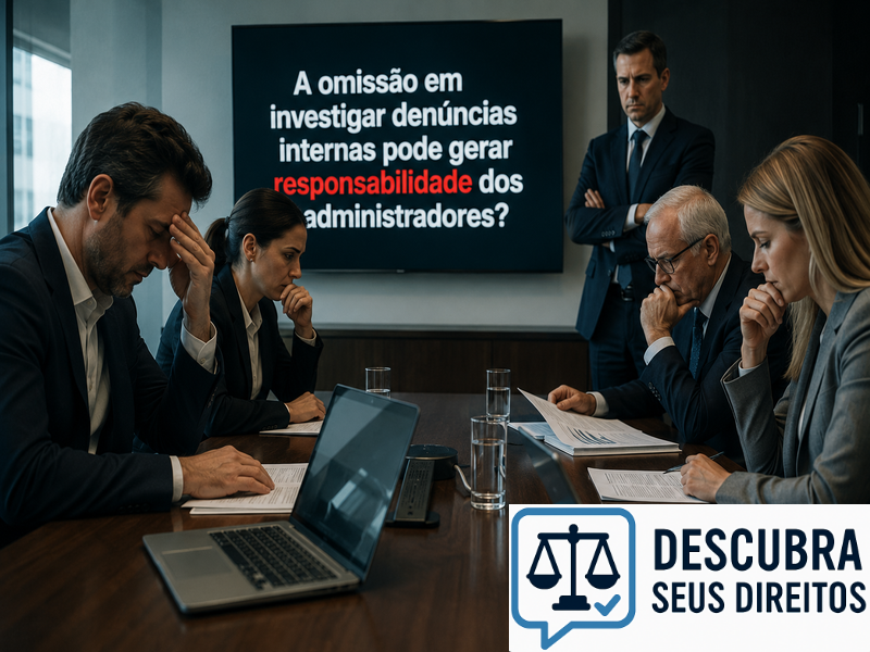 A omissão em investigar denúncias internas pode gerar responsabilidade dos administradores? — Entenda quando a falta de apuração pode trazer consequências jurídicas