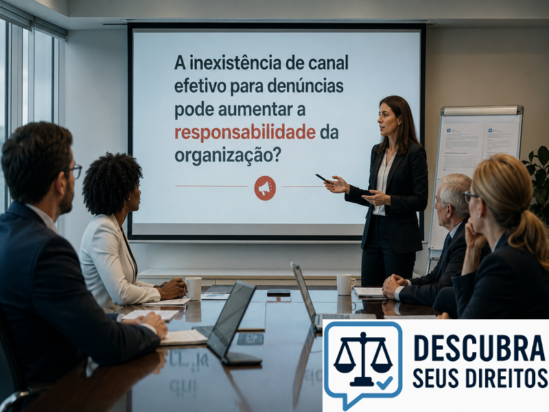 A inexistência de canal efetivo para denúncias pode aumentar a responsabilidade da organização? — Entenda quando a ausência de mecanismos de reporte pode gerar consequências jurídicas