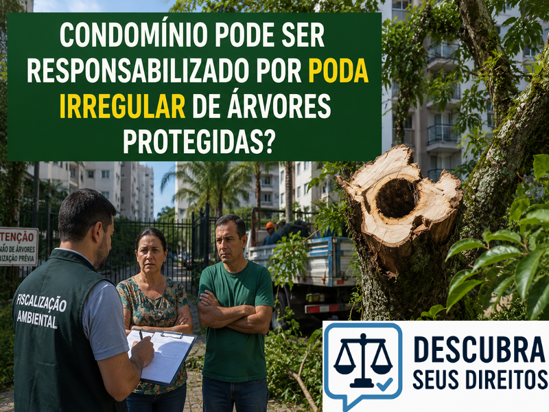 Condomínio pode ser responsabilizado por poda irregular de árvores protegidas? — Entenda quando intervenções em áreas verdes podem gerar responsabilidade ambiental