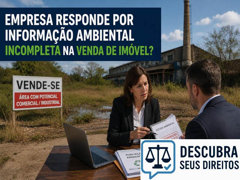 Empresa responde por informação ambiental incompleta na venda de imóvel? — Entenda quando a omissão de dados ambientais pode gerar responsabilidade na negociação imobiliária