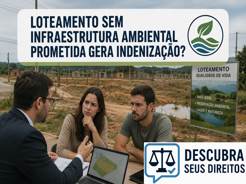 Loteamento sem infraestrutura ambiental prometida gera indenização? — Entenda quando o descumprimento das obras previstas pode gerar responsabilidade do empreendedor