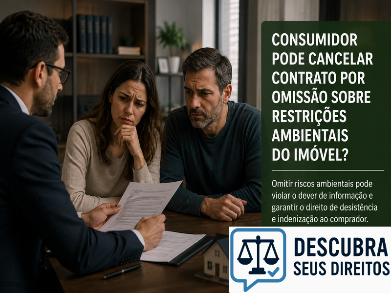 Consumidor pode cancelar contrato por omissão sobre restrições ambientais do imóvel? — Entenda quando a falta de informações pode afetar a validade da compra