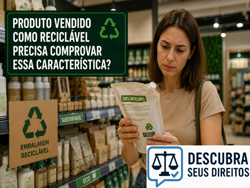 Produto vendido como reciclável precisa comprovar essa característica? — Entenda quando a divulgação de atributos ambientais exige comprovação