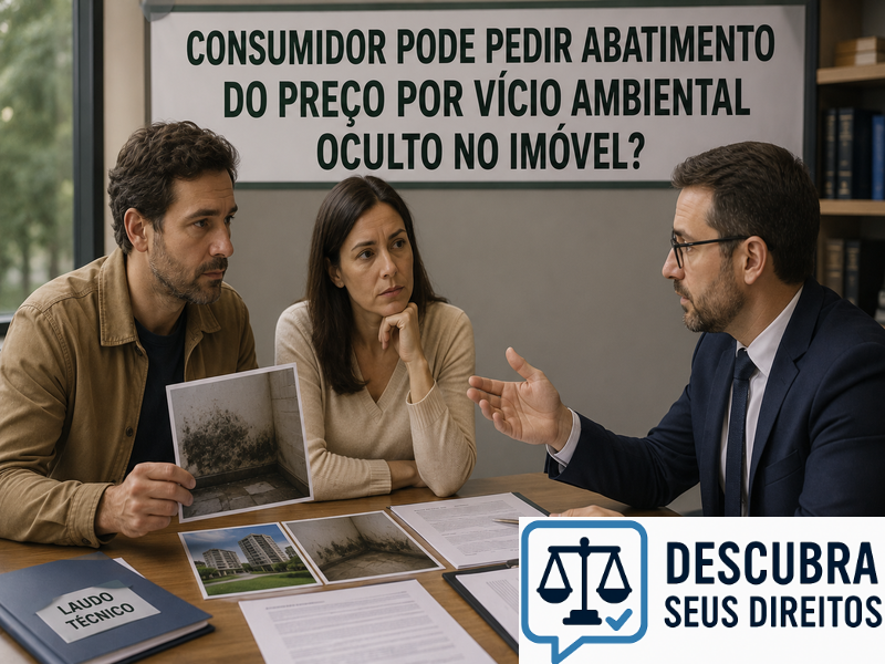 Consumidor pode pedir abatimento do preço por vício ambiental oculto no imóvel? — Entenda quando problemas ambientais não informados podem influenciar o valor da negociação