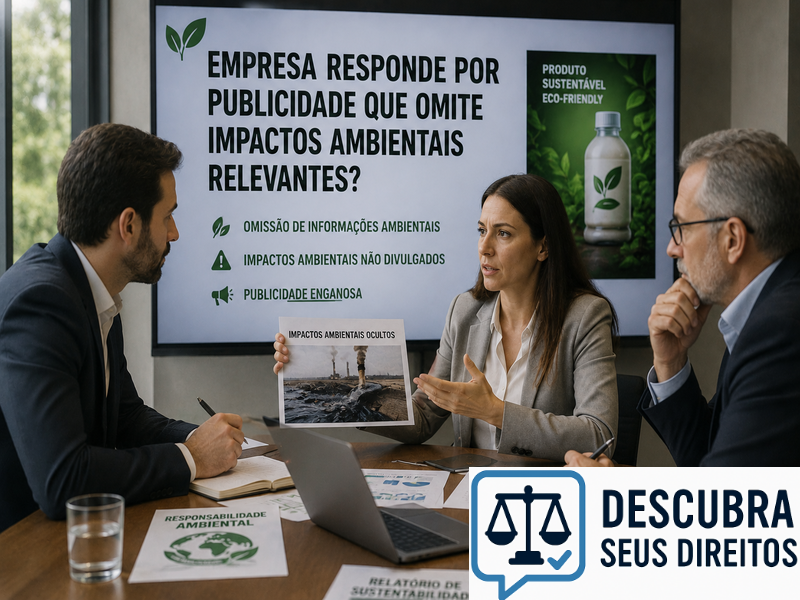 Empresa responde por publicidade que omite impactos ambientais relevantes? — Entenda quando a falta de transparência nas campanhas pode gerar responsabilidade jurídica