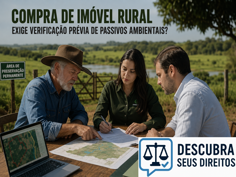 Compra de imóvel rural exige verificação prévia de passivos ambientais? — Entenda por que a análise ambiental pode ser decisiva antes da aquisição