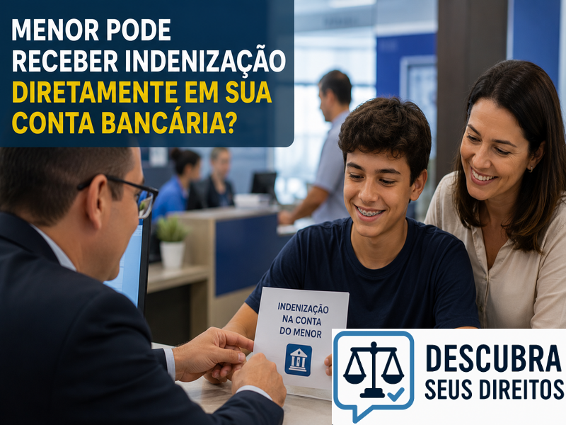 Menor pode receber indenização diretamente em sua conta bancária? — Entenda quando o pagamento ao menor é permitido e quais regras podem ser aplicadas