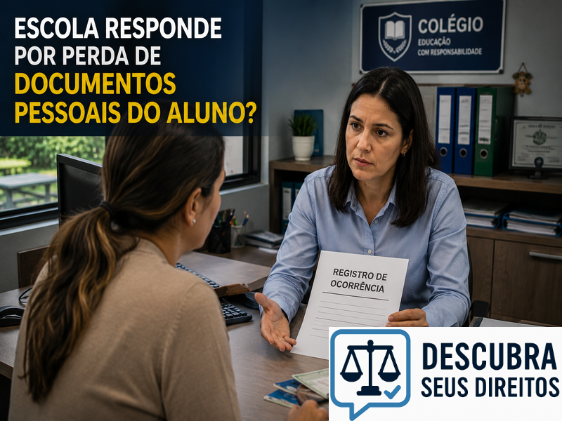 Escola responde por perda de documentos pessoais do aluno? — Entenda quando a instituição de ensino pode ser responsabilizada pelo desaparecimento de documentos