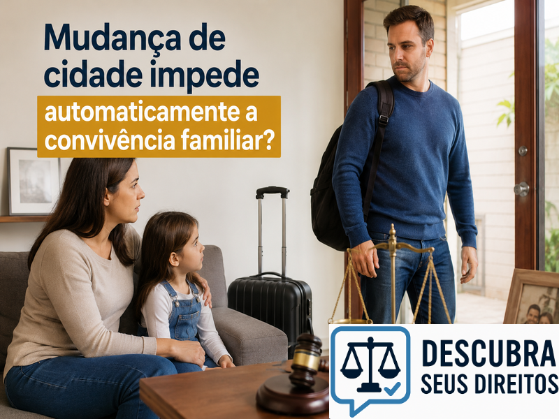 Mudança de cidade impede automaticamente a convivência familiar? — Entenda como a mudança de residência pode afetar o direito de convivência entre pais e filhos