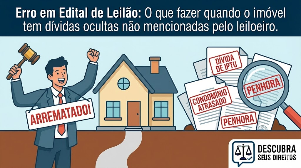 Erro em Edital de Leilão: Proteção ao Arrematante em Caso de Dívidas Ocultas no Imóvel