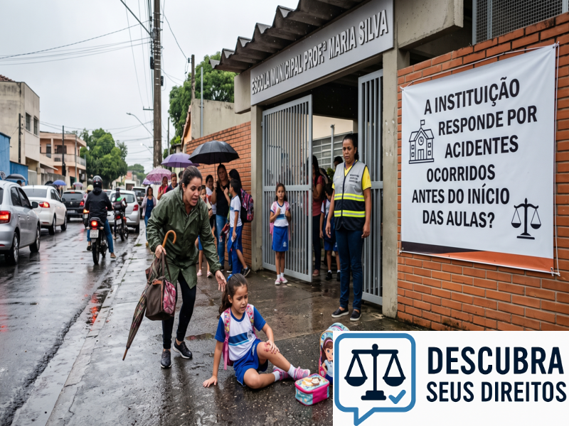 Instituição responde por acidentes ocorridos antes do início das aulas? — Entenda quando a escola pode ser responsabilizada por fatos ocorridos antes do horário das atividades