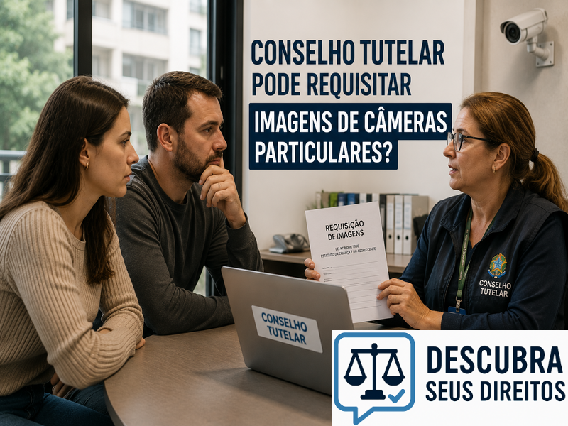 Conselho Tutelar pode requisitar imagens de câmeras particulares? — Entenda quando a solicitação de gravações pode ocorrer e quais limites legais devem ser observados
