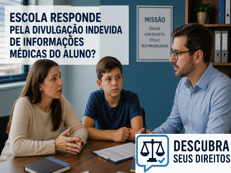 Escola responde pela divulgação indevida de informações médicas do aluno? — Entenda quando a instituição de ensino pode ser responsabilizada pela exposição de dados de saúde