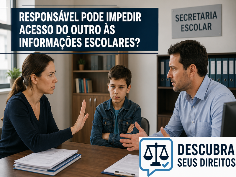 Responsável pode impedir acesso do outro às informações escolares? — Entenda quando um dos pais pode restringir o acesso aos dados acadêmicos do filho