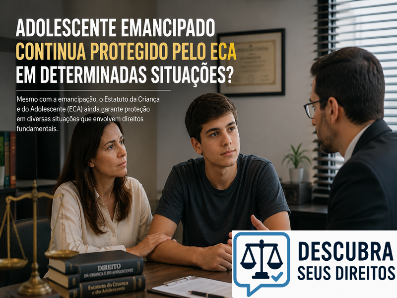 Adolescente emancipado continua protegido pelo ECA em determinadas situações? — Entenda quando a emancipação não afasta integralmente a aplicação das normas de proteção