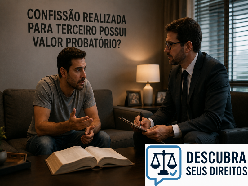 Confissão realizada para terceiro possui valor probatório?